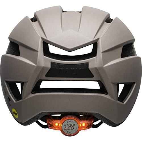 BELL Daily MIPS LED Adult Commuter Bike Helmet - Matte Cement (Discontinued), Universal Women's (50-57 cm)