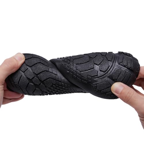 Racqua Women Men Water Shoes Slip-On Barefoot Beach Shoes Outdoor Breathable Sneakers