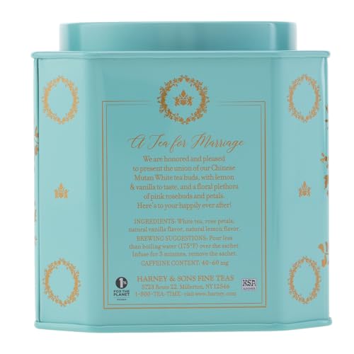 Harney & Sons Wedding Tea, A Tea for Marriage, 30ct tin