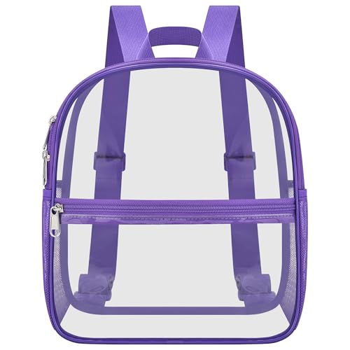 Oraben Small Clear Backpack for Stadium Events Clear Stadium Backpack 12x6x12 Bag Clear Mini Backpack for women Concert Ou...