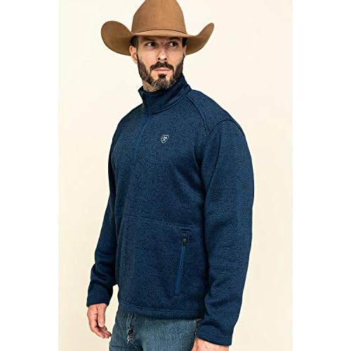 Ariat Men's Caldwell Logo 1/4 Zip Sweater