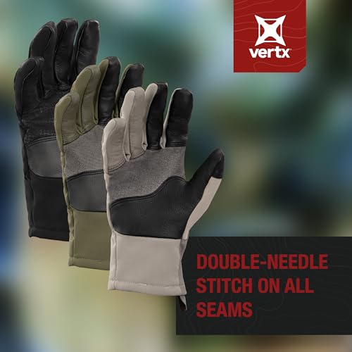 Vertx Men's Crisp Action Tactical Gloves, Water Resistant Breathable Gloves for Hunting Survival Outdoor Gear