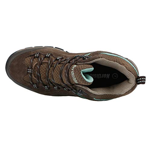 Northside Womens Pioneer Mid Leather Waterproof Hiking Shoe