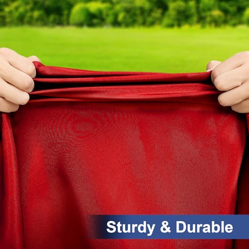 homing Rectangle Table Cloth Cover, Waterproof Polyester Elastic Fitted Tablecloth, Fits for 6 Foot Folding Tables, Washab...