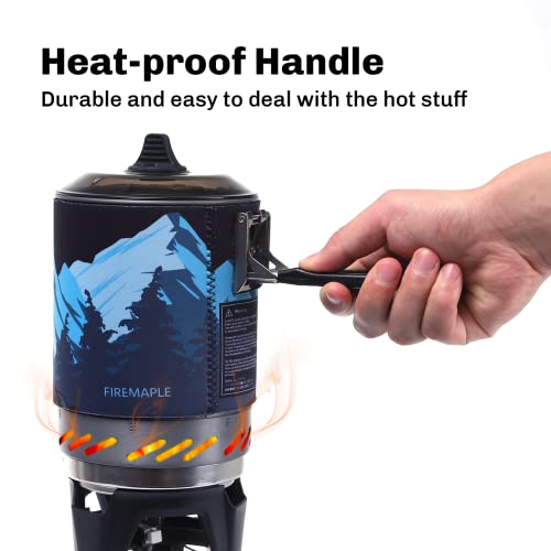 Fire-Maple Fixed Star X2 Backpacking and Camping Stove System Outdoor Propane Camp Cooking Gear Portable Pot Jet Burner Se...
