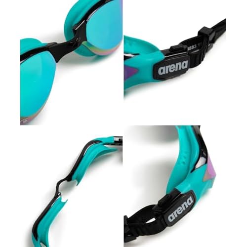 ARENA Unisex Adult Cobra Tri Swimming Goggles for Triathlon and Fitness Swipe Anti-Fog Wide Vision Mirror Lens