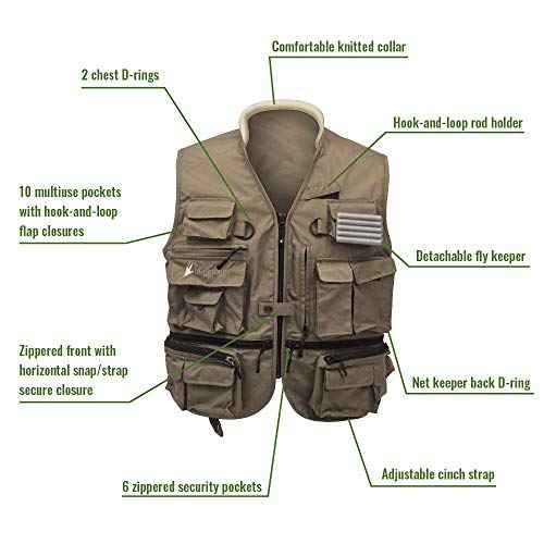 FROGG TOGGS Men's Hellbender ToadSkinz Fishing Vest
