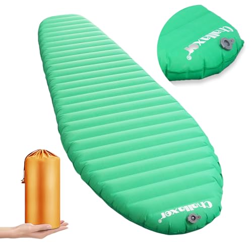 Ultralight Sleeping Pad for Camping, 74.8"x23.2" Camping Mat with Pump Sack Inflatable Sleeping Pads Compact for Camping B...
