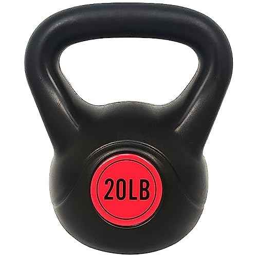 Fitvids ?Wide Grip 3-Piece Kettlebell Exercise Fitness Weight Set, Include 5 lbs, 10 lbs, ?15 lbs? and 20 lbs, Set of 3 or Set of 4