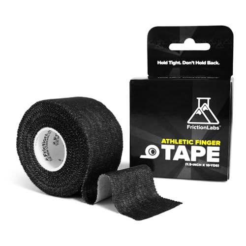 Friction Labs Athletic Finger Tape - Rock Climbing Tape for Skin Protection - 1.5” Zinc Oxide Tape - Protective Sports Tap...