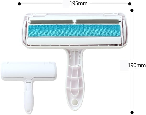 Reusable Pet Hair Remover & Lint Roller - Effortless Cat and Dog Fur Removal for Furniture, Couch, Carpet, Clothing, and Bedding - Portable Multi-Surface Cleaning Tool