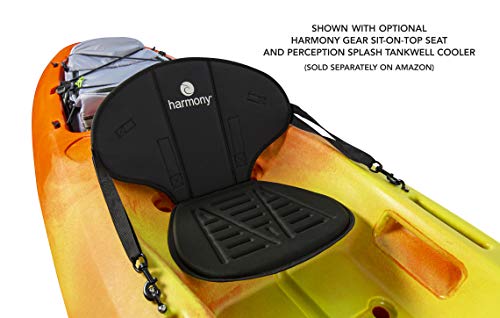 Perception Zip 9.5 | Sit on Top Kayak for All-Around Fun | Stable and Fast | Rear Storage with Tie Downs | 9' 6"