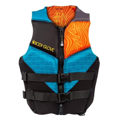 Body Glove Phantom Men's Life Vest, Lightweight Neoprene Life Jacket, USCG and Transport Canada Approved PFD for Boating F...