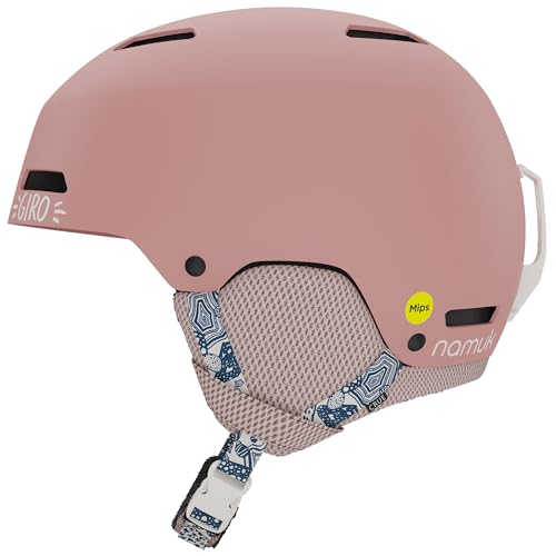 Giro Crue MIPS Kids Snow Helmet Goggle Combo - (Combo) Namuk Dark Rose - Size Small