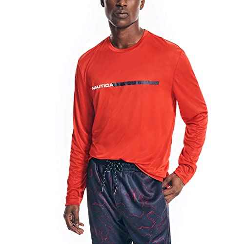 Nautica Men's Competition Sustainably Crafted Long-Sleeve T-Shirt
