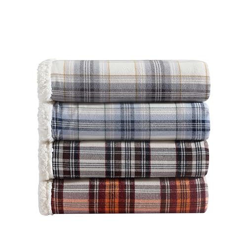 Eddie Bauer - Blanket, Super Soft Reversible Sherpa & Brushed Fleece Bedding, Throw Blankets for Couch, Ideal for Lounging...