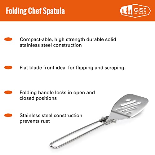 GSI Outdoors Folding Chef Spatula and Spoon