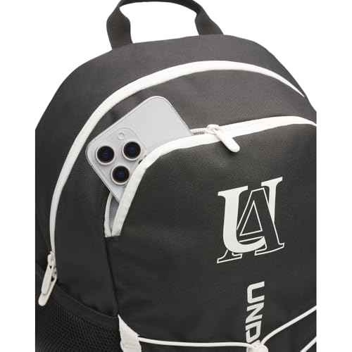 Under Armour Unisex Hustle Sport 6.0 Backpack, (006) Black/Black/Summit White, One Size Fits Most