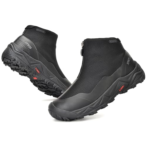 XPETI Men's Coldurban II Front Zip Waterproof Campsite Hiking Boots