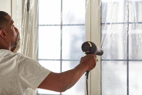 Duck Brand Winter Window Insulation Kit – Window Seal Rolled Shrink Film Covers Up to 15 3’ x 5’ Windows – Window Tape Inc...