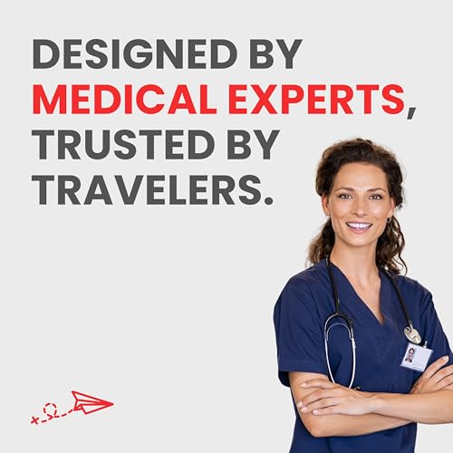 Roamwell Essential Travel Medicine Kit, OTC Travel Medication, TSA Approved (Weekender | 16 Tablets)