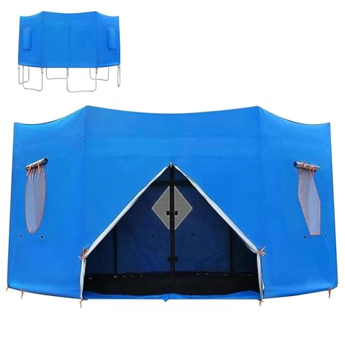 6FT/8FT/10FT/12FT/14FT/15FT Trampoline Tent, Trampoline Tent Cover, Waterproof Oxford Trampoline Canopy, Trampoline Sun Sh...