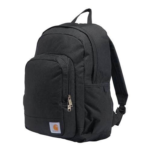 Carhartt 25L Classic Laptop Backpack, Durable Water-Resistant Pack W/ 15" Laptop Sleeve and Multiple Organizational Compar...