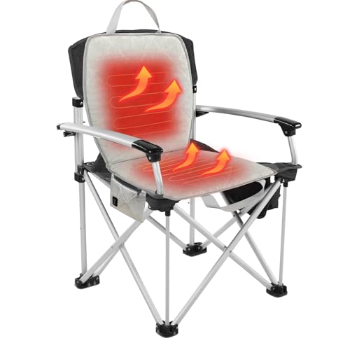 MYDAYS OUTDOOR Portable Heated Seat Cushion,Foldable Heated Stadium Seat for Bleachers,Heated Seat Pad USB Powered Heated ...