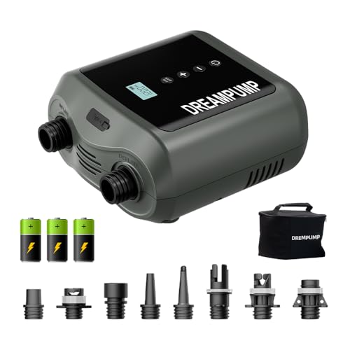 Portable Paddle Board Pump, Electric SUP Air Pump, High Pressure Inflator Rechargeable Battery-Powered for Inflatable Stan...