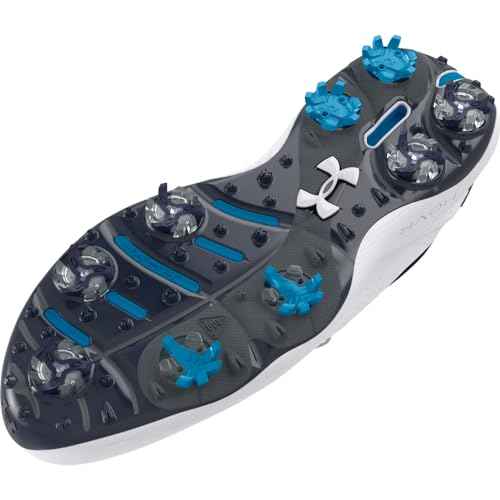 Under Armour Men's Drive Pro, (101) White/Capri/Midnight Navy, 8.5, US