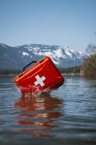 NANUK 909 Waterproof First Aid Box Empty – Durable, Medical First Aid Organizer Case, IP67-Rated, Dustproof, Impact-Resist...