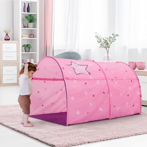 Alvantor® Starlight Bed Canopy Dream Kids Play Tents Playhouse Privacy Space Twin Sleeping Indoor Stars Boys Girls Toddler...