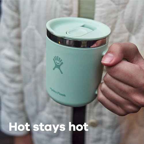 Hydro Flask Coffee Mug ? Insulated Stainless Steel, Non Spill, Leak Proof Travel Mug 12 Oz Trillium Pink