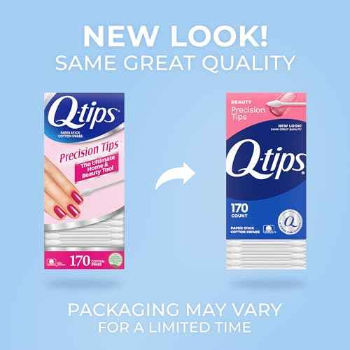 Q-tips Precision Tips Cotton Swabs 170 Count 2-Pack ? Makeup Tools, Beauty, Personal Care & Household Essentials