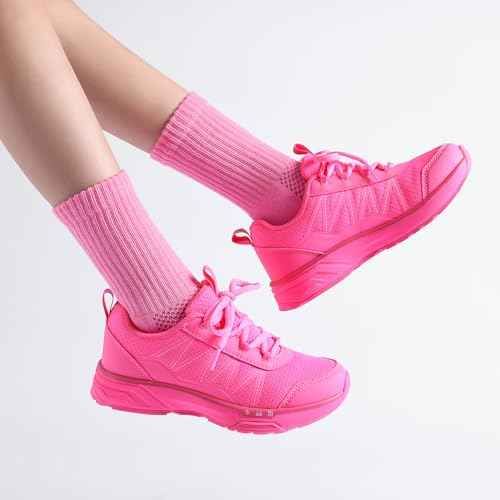 DREAM PAIRS Boys Girls Shoes Kids DuraPlay Tennis Footwear Non Slip Athletic Running Walking Lightweight Lace Up Sneakers for Little/Big Kid