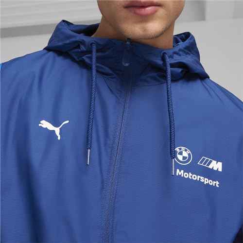 PUMA Men's Standard BMW M Motorsport Hooded Woven Jacket, Pro Blue-m Color, S