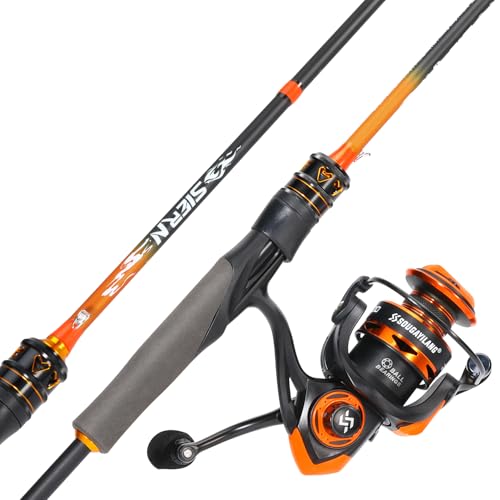 Sougayilang Fishing Rod & Reel Combo,Spinning & Baitcaster Combo, IM6 Graphite 2Pc Blanks, EVA Handle,Simple Hook Keeper,S...
