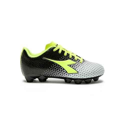 Diadora Cattura Youth Firm Ground Soccer Cleats, Little/Big Kid Sizing, Perfected for Natural and Artificial Playing Surfaces