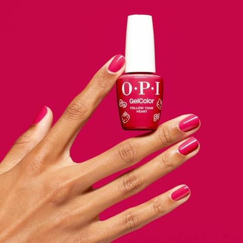 OPI GelColor Gel Nail Polish | Opaque Cr?me Metallic Shimmer UV Cure Gel Nail Polish | Hello Kitty Limited Edition Collection