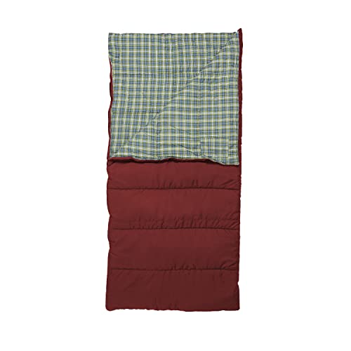 Teton Evergreen Sleeping Bag – Spacious Fit and Cozy Warmth for Adults – Options for Camping in Any Weather