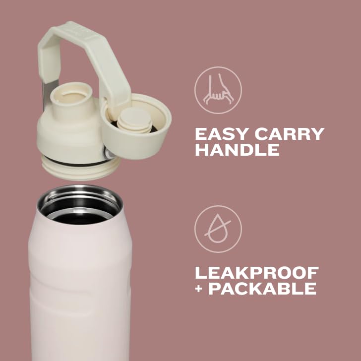 Stanley IceFlow Fast Flow Water Bottle | Angled Spout Lid | Lightweight & Leakproof for Travel & Sports | Insulated Stainl...