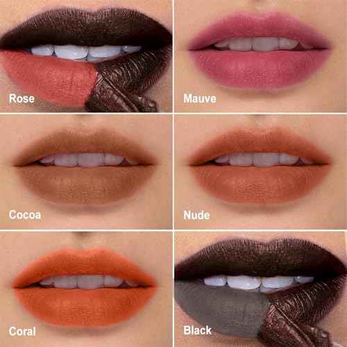 OETUIOW Lip Liner Stain, Lip Stain Moisturizing & Enhancing Complexion for All Skin Types Women, Lip Lint Waterproof & Long-Lasting (Rose)
