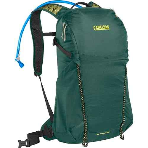 CamelBak Rim Runner X22 Hiking Hydration Backpack with 1.5L Crux Reservoir, Bistro Green