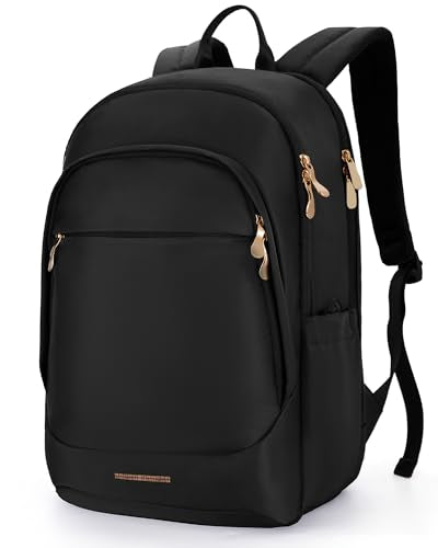 LIGHT FLIGHT Travel Backpack for Women, 15.6 Inch Laptop Backpack with USB Charging Hole, Water Resistant College Bookbag,...
