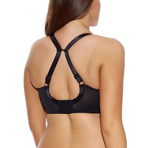 Elomi Womens Energise Sports Bra: High Impact Support. Non-Compression Design, Racerback Option. UK Sizes D-k, Us Sizes D-o