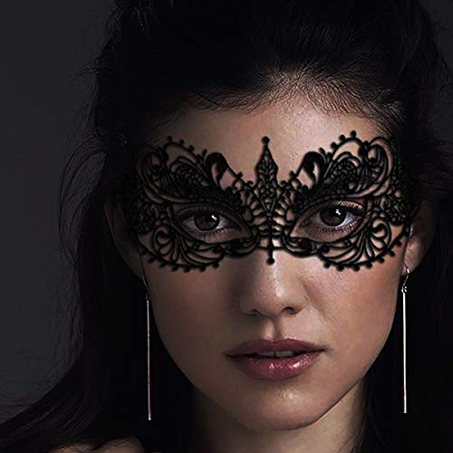 IDOXE US Size Masquerade Mask For Couples Venetian Halloween Costume Ana Lace Masks Women's Mens