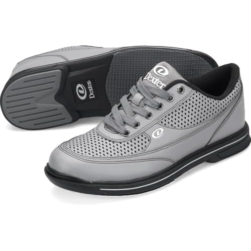 Dexter Mens Modern Bowling Shoes, Black/Cream, 10.5 US