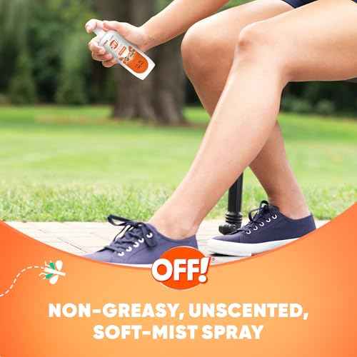 OFF! FamilyCare Insect & Mosquito Repellent Spritz, Unscented Bug spray with Aloe-Vera, 7% Deet, 6 oz (Pack of 12)
