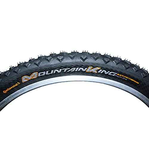 Continental Mountain Bike ProTection Tire - Black Chili, Tubeless, Folding Handmade MTB Performance Tire (26", 27.5", 29"), 26 x 2.3, Mountain King