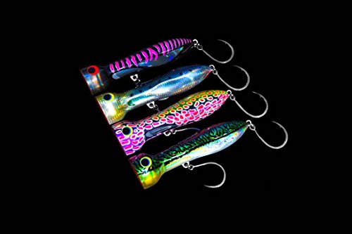 Nomad Design Chug Norris Topwater Popper Lure Collection – Floating Offshore Saltwater Surface Fishing Plug - Durable HD B...